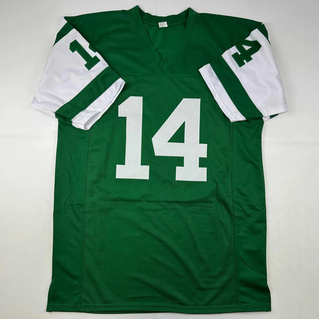Autographed Richard Todd New York Jets green custom jersey number 14