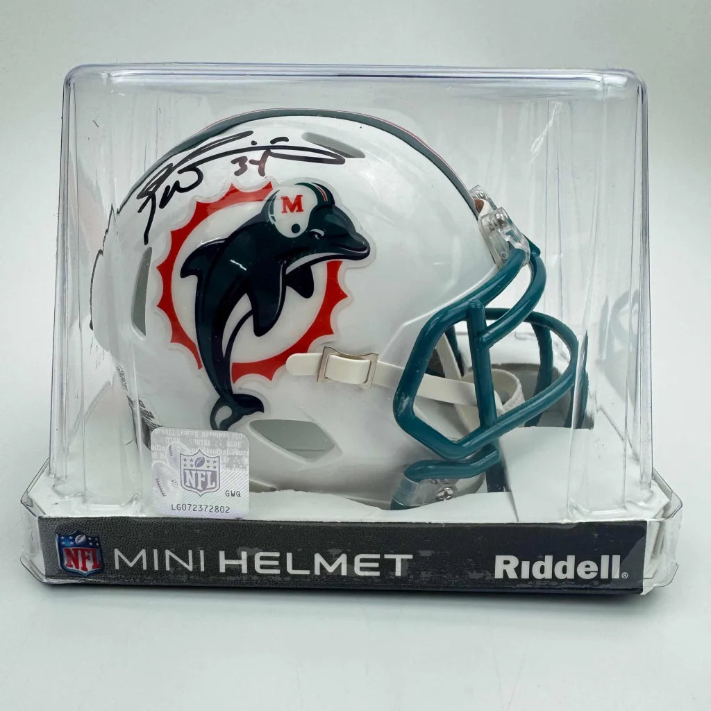 Autographed Ricky Williams Miami Dolphins mini helmet with JSA COA
