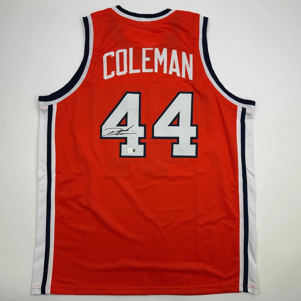 Autographed Robert Horry Houston Red Basketball Jersey Beckett BAS COA | Authenticated Signed Sports Jersey | vintageantiquesgifts.com