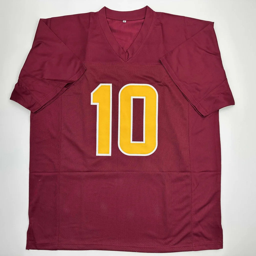 Autographed Sam Leavitt Arizona State Maroon College Football Jersey Beckett BAS COA | Authenticated Signed Sports Jersey | vintageantiquesgifts.com