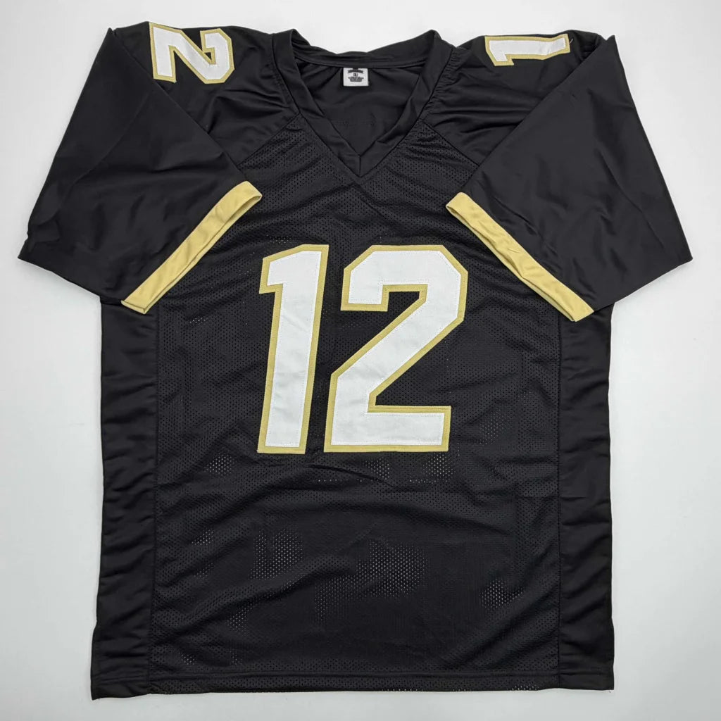 Autographed Travis Hunter Colorado Black College Football Jersey Beckett BAS COA | Authenticated Signed Sports Jersey | vintageantiquesgifts.com