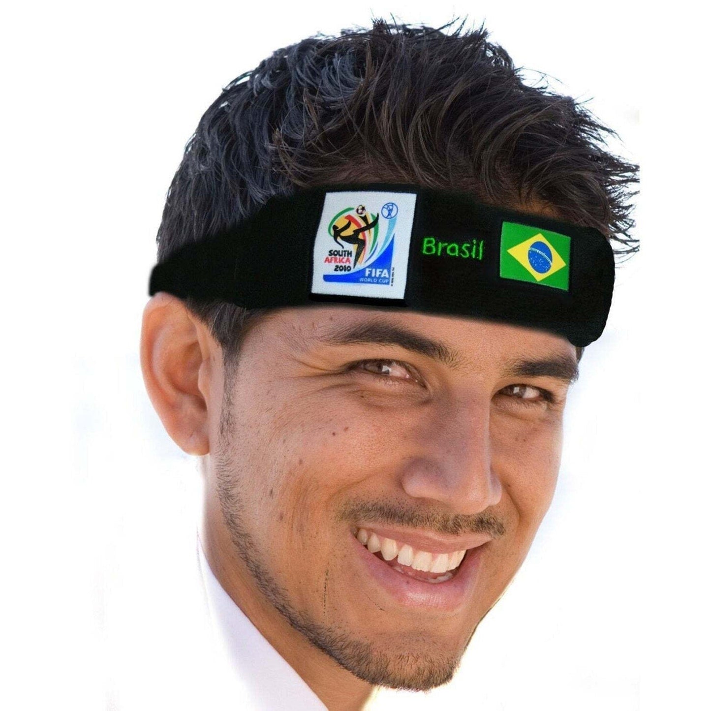Brazil World Cup Soccer Headband – Official FIFA Licensed Retro Fan Gear
