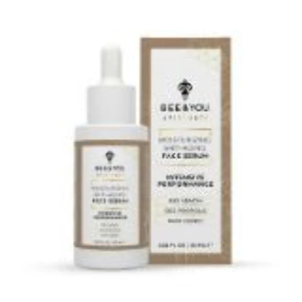 Bee&You anti aging natural face serum with bee venom in white glass dropper bottle