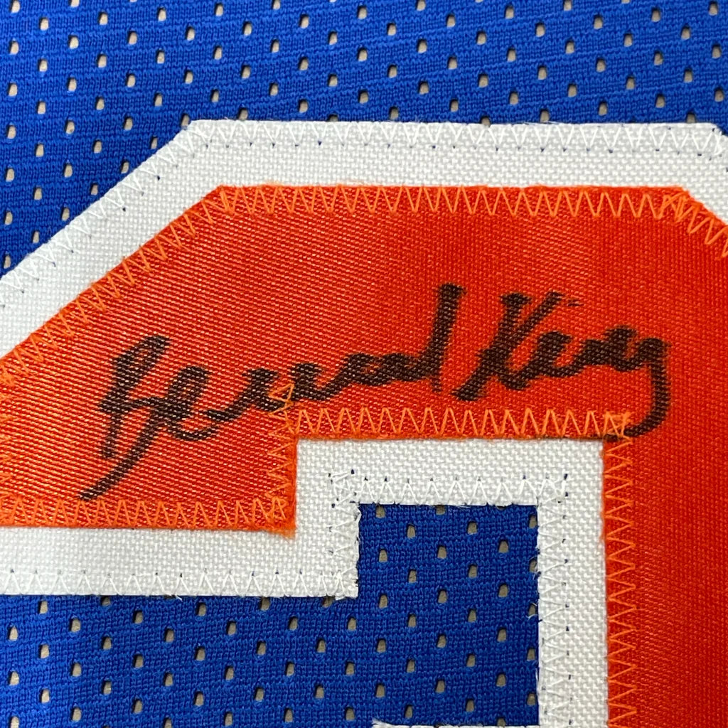 Autographed Bernard King Knicks jersey perfect for hanging on your wall