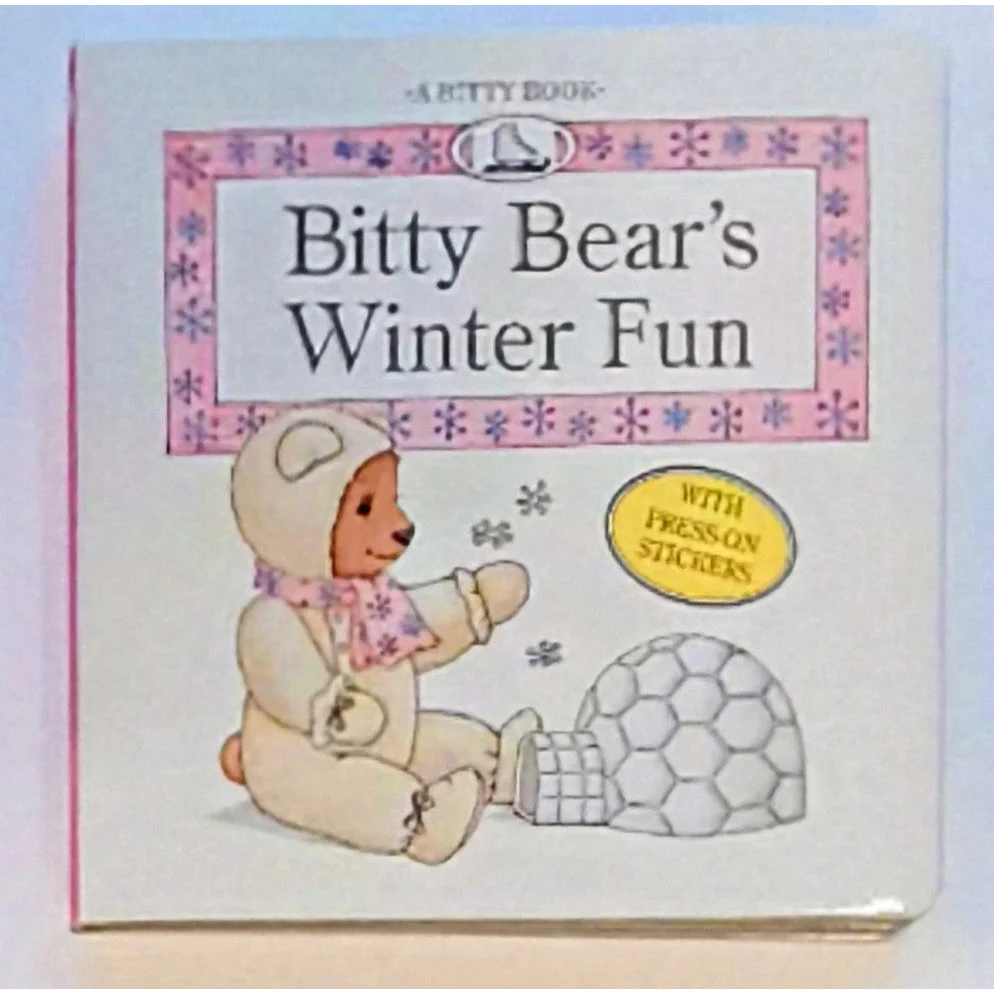 Bitty Baby Fold Out Winter Adventure Sticker Book with press-on stickers