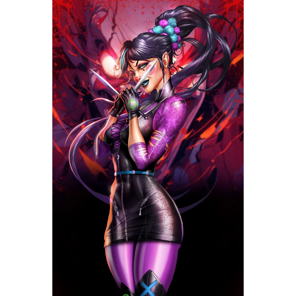 Black Friday Purple Princess Cosplay purple leather jacket