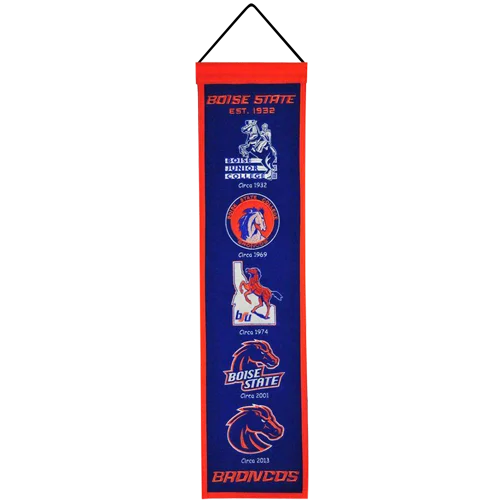 Boise State Broncos heritage banner celebrating team history