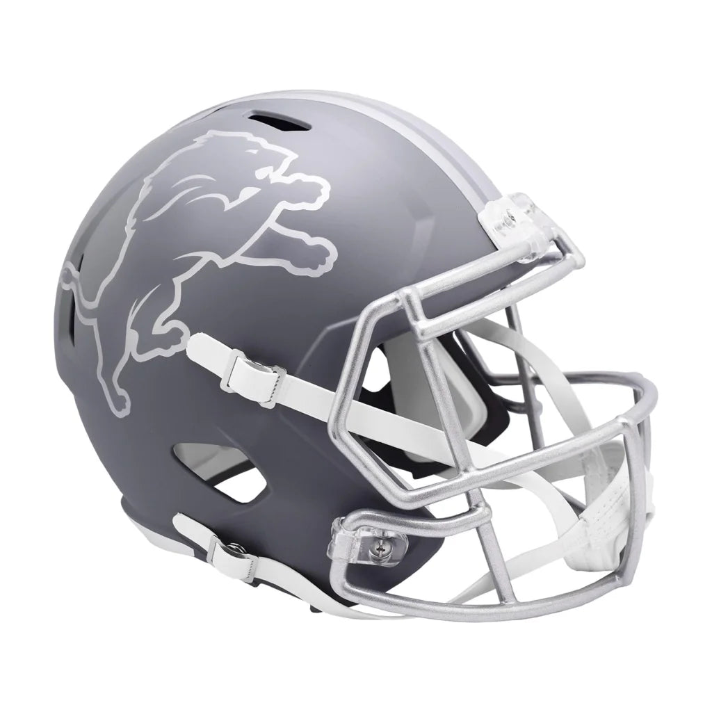 Brand new Riddell Slate Panther helmet with chrome faceguard