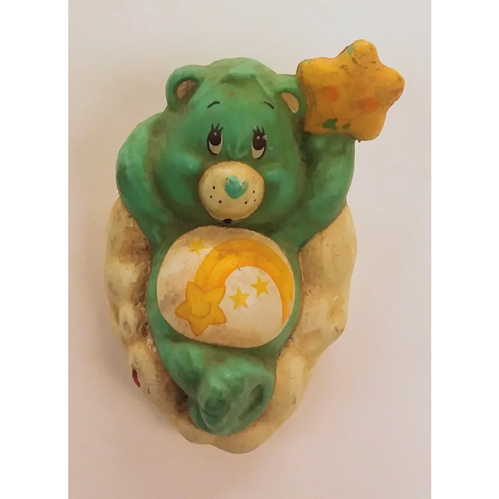 Care Bears Wish Bear mini figure cloud nightlight with green star moon design
