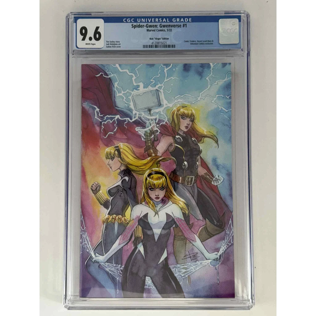 CGC 9.6 blue label Spider-Gwen Gwenverse #1 Sabine Rich variant