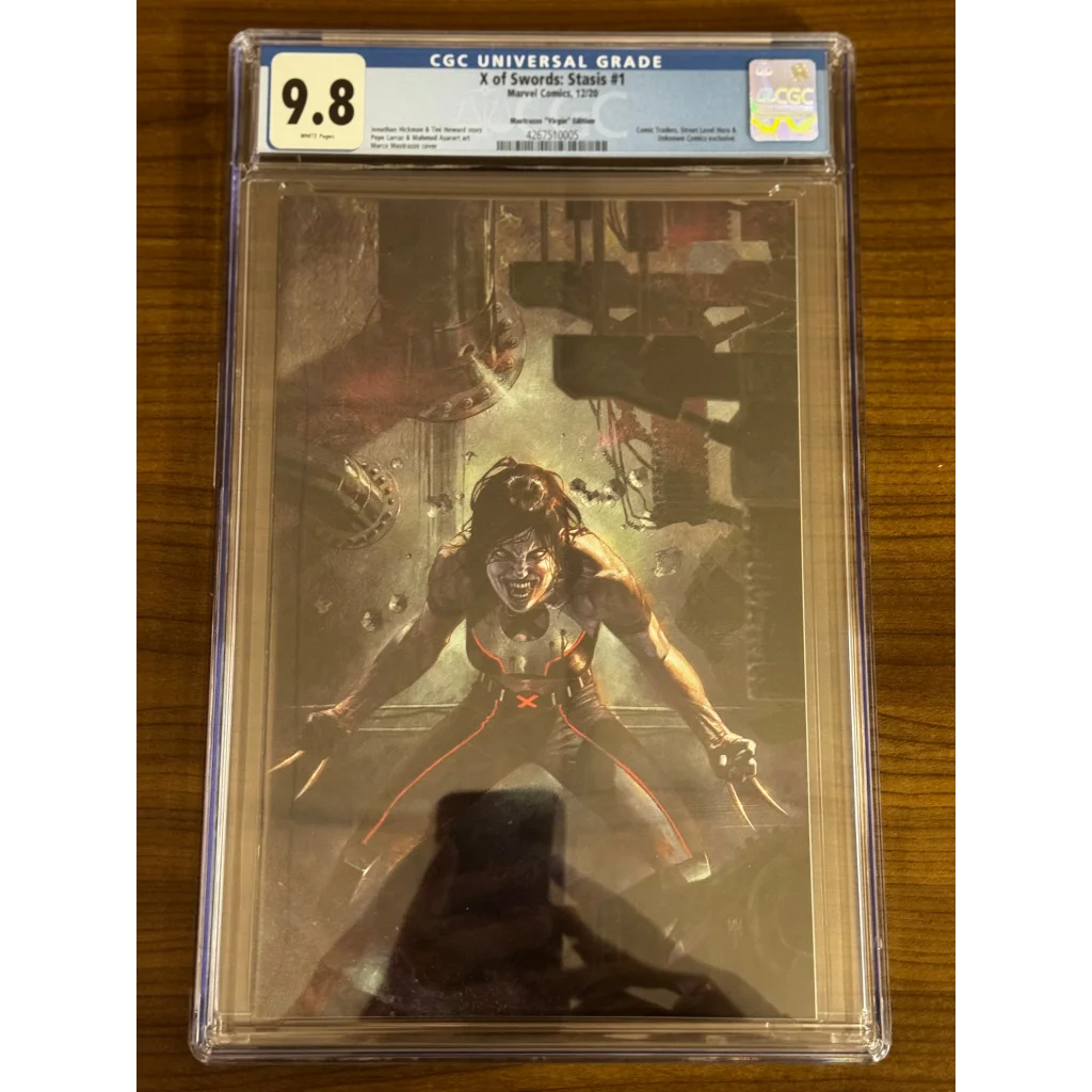 CGC 9.8 Captain Marvel Unknown Comics Exclusive Virgin Variant comic