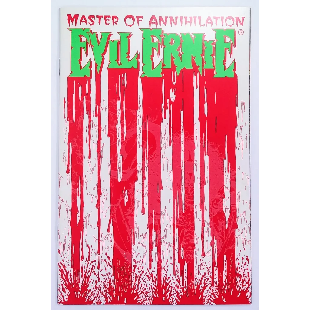 Evil Ernie premium edition Chaos Comics blood poster with red dripping blood