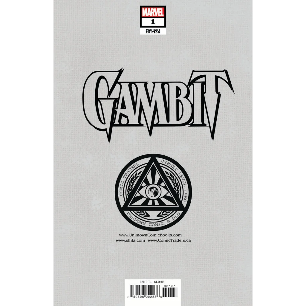 Variant edition Gambit comic book issue 1 from Chris Claremont’s epic new series
