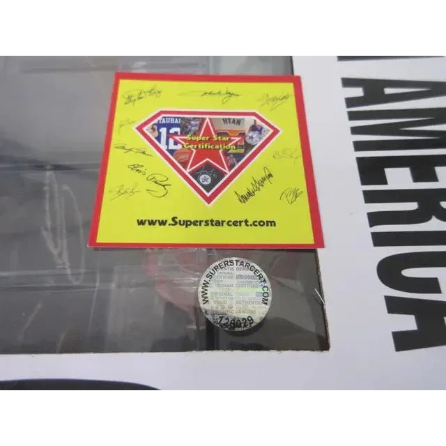 Yellow certificate of authenticity with diamond logo and signatures for Chris Evans signed zombie captain Funko Pop