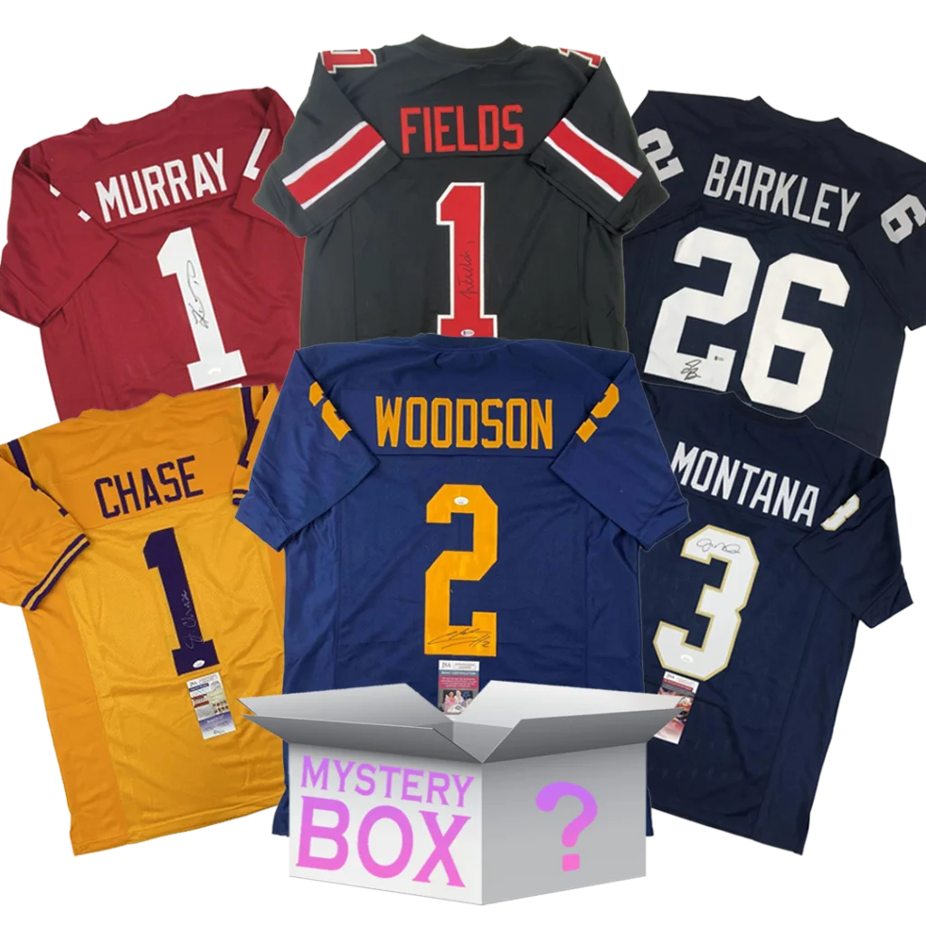 Signed Notre Dame Texas A&M Football Jersey Mystery Box