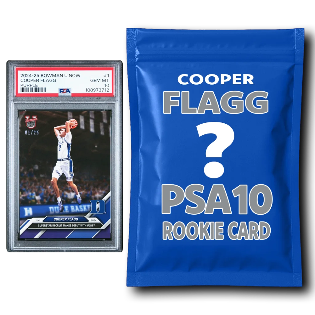 Cooper Flagg PSA 10 Graded Rookie Basketball Card Mystery Pack | Hall of Fame Sports Memorabilia | vintageantiquesgifts.com