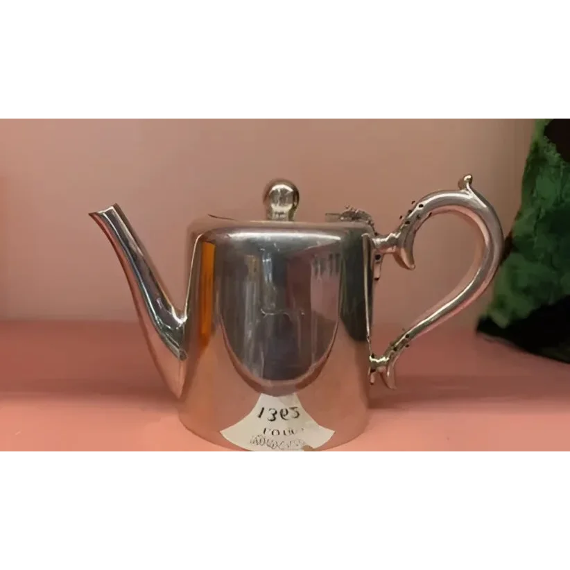 Silver coffee jug with ornate handle from CORBELL Silver for your kitchen style