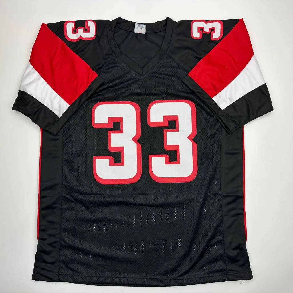Custom Jersey Black Red Turner Professional Sports Style