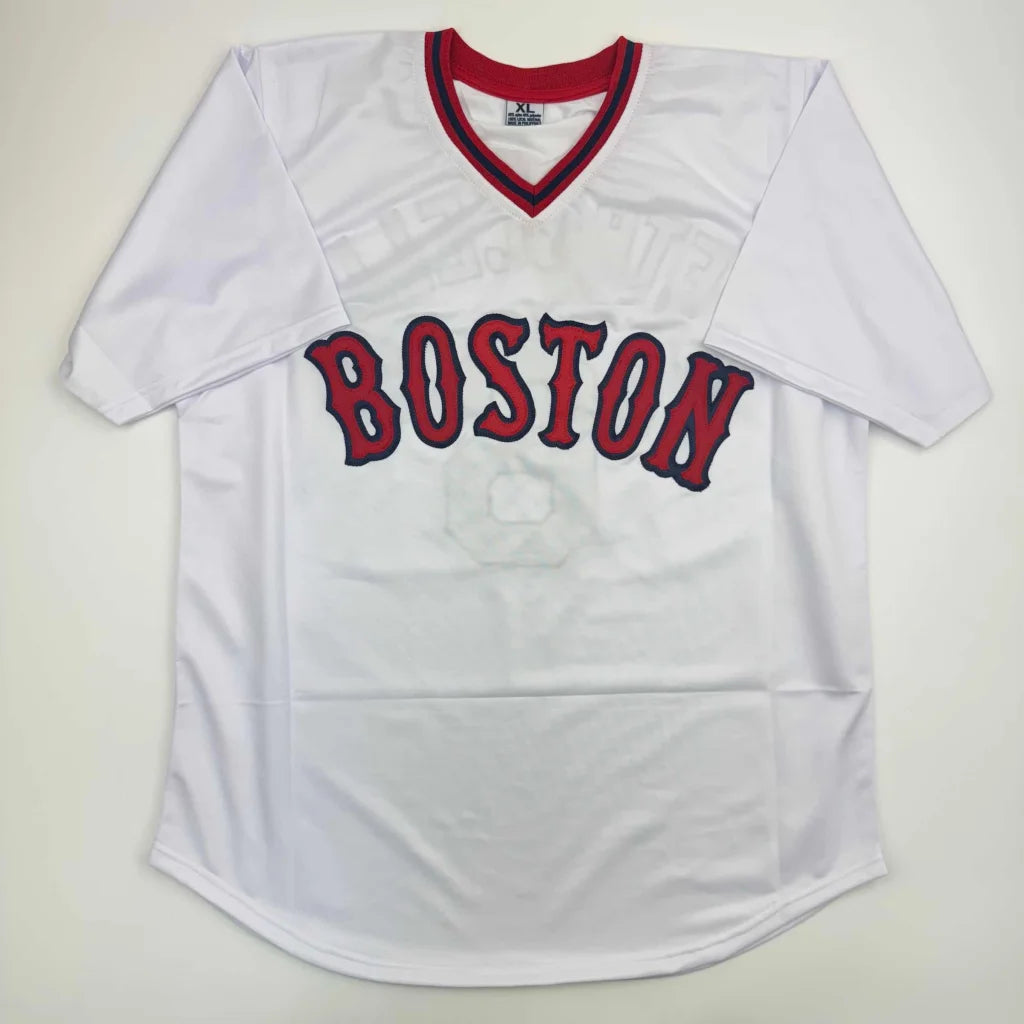Custom jersey Number 6 Petrocelli in red white blue Boston baseball style