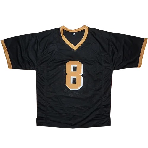 Daunte Culpepper autographed UCF black jersey with gold number 8