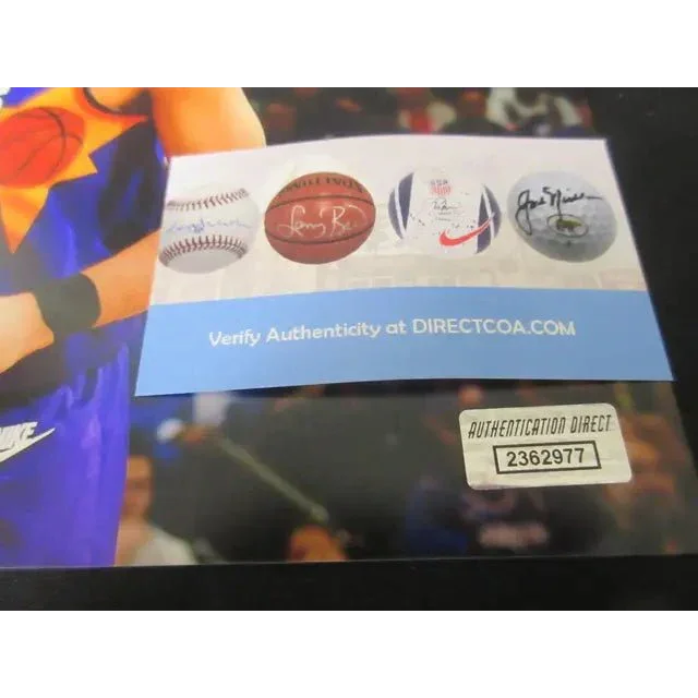 Certificate of Authenticity for Devin Booker Phoenix Suns signed memorabilia display