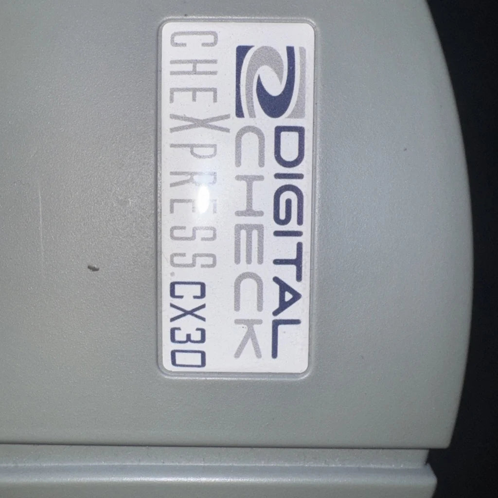 Gray Digital Check CheXpress CX30 inkjet check scanner 152000-02 back