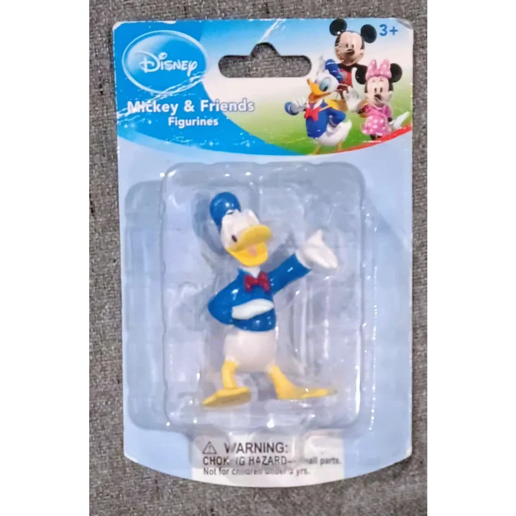 Donald Duck PVC figure in blue yellow Disney collectible