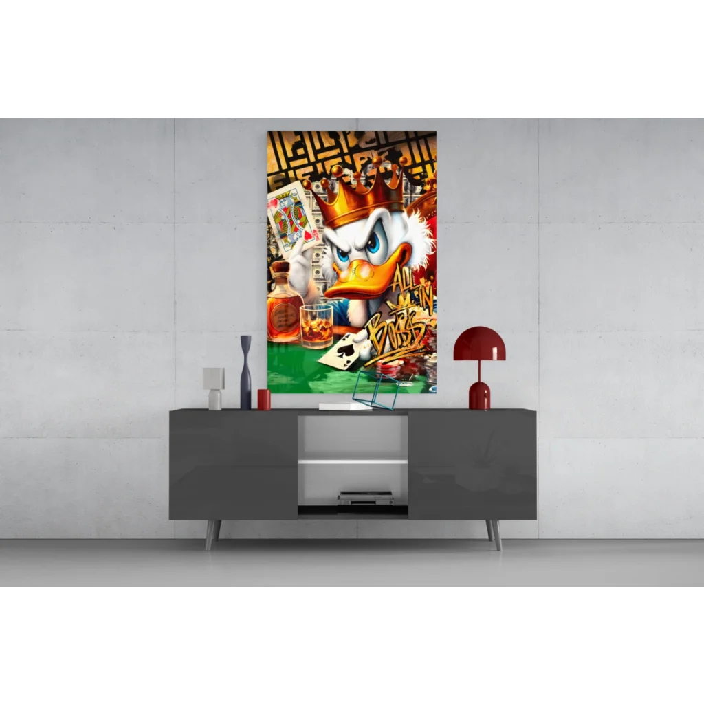 Daffy Duck Looney Tunes 24x36 inch casino poker wall art poster