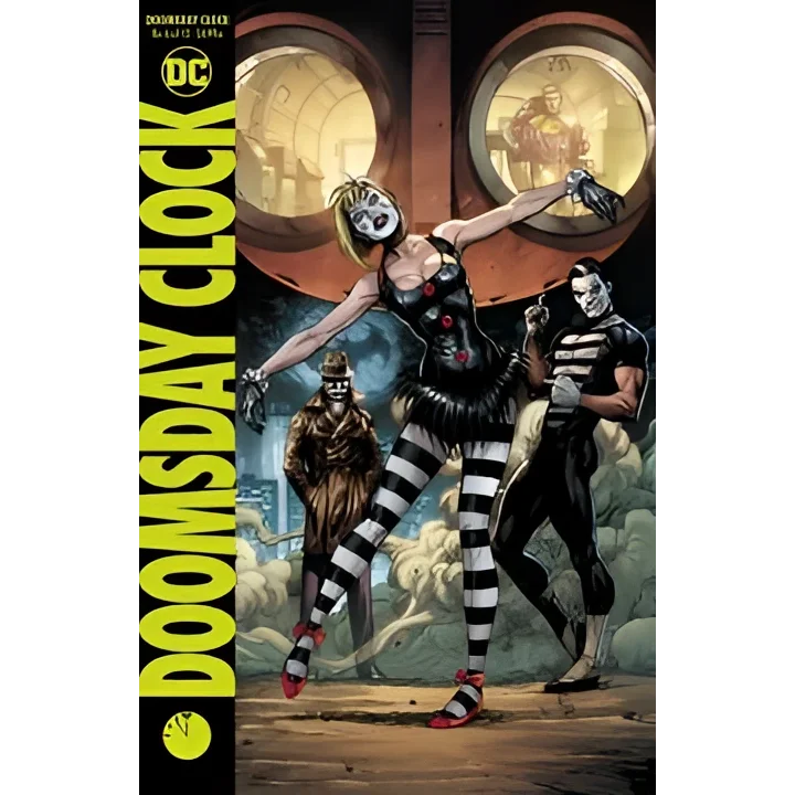 Doomsday clock #6 comic cover by Geoff Johns and Gary Frank