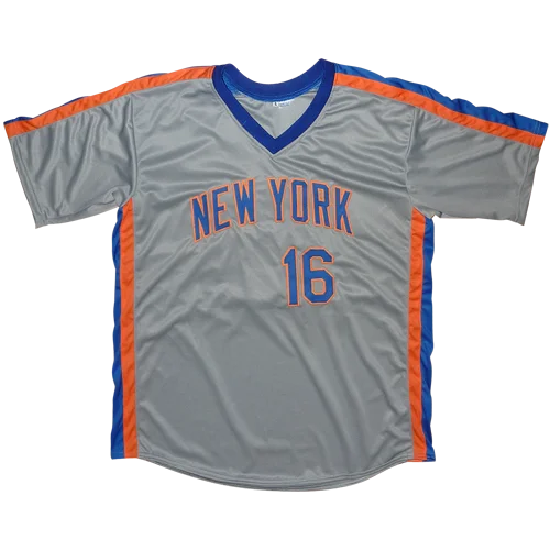 Dwight Gooden signed New York Mets gray jersey number 16