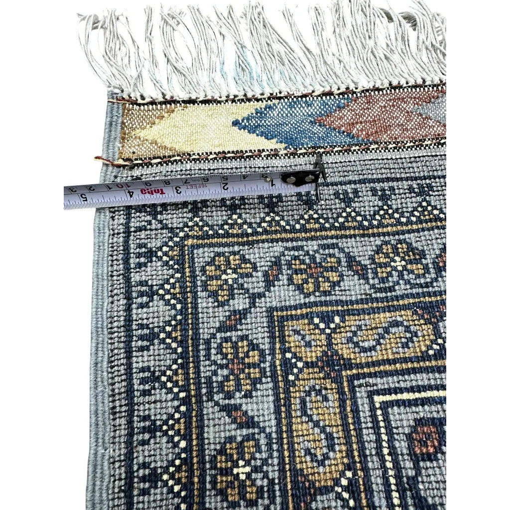 Elegant grey natural wool Persian rug from Northern Afghanistan