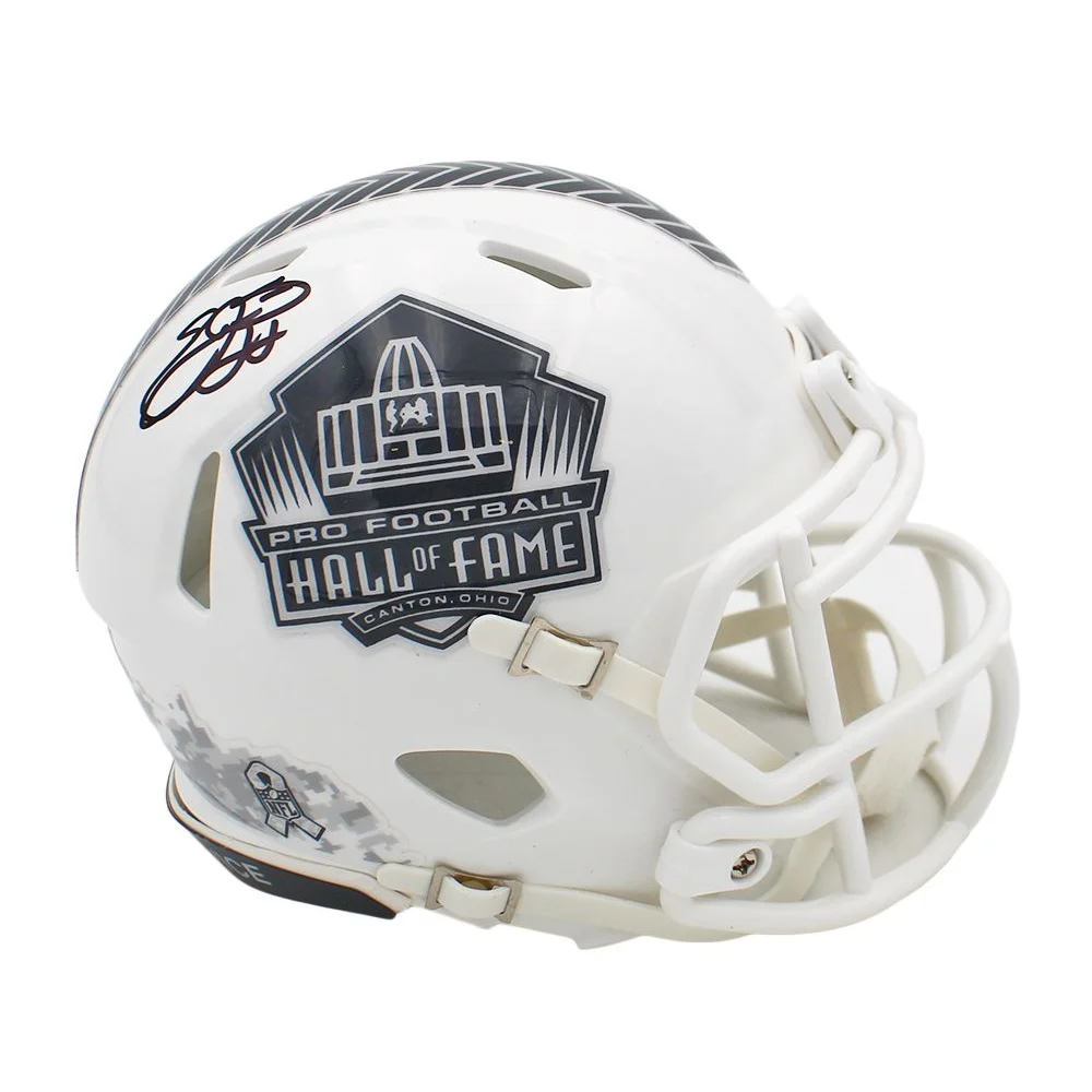 Emmitt Smith signed Hall of Fame mini helmet with logo