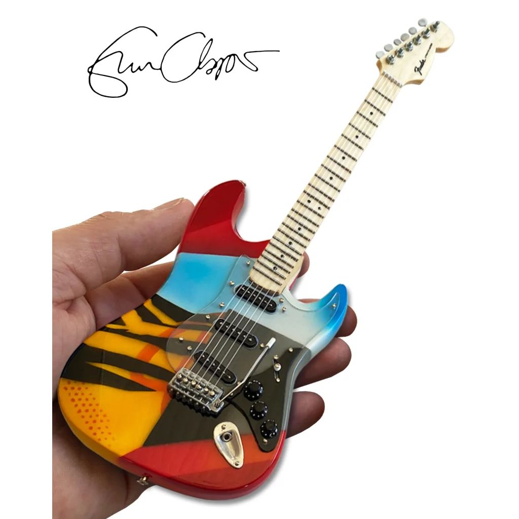 Eric Clapton Mini Guitar Collectible by Axe Heaven | Mini Guitar Replica Collectible | vintageantiquesgifts.com