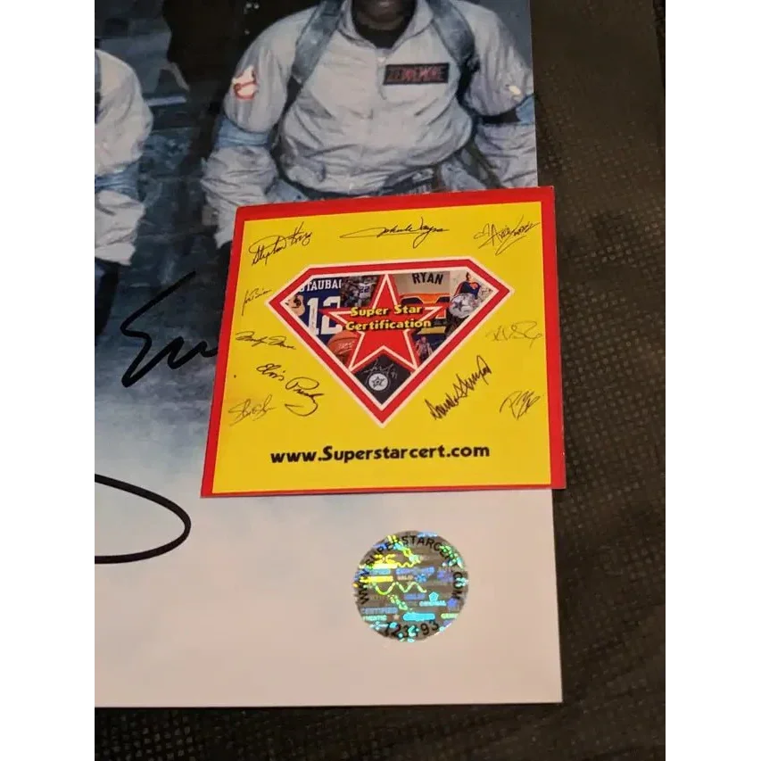 Ernie Hudson Ghostbusters signed 8x10 photo with autograph certificate and holographic sticker
