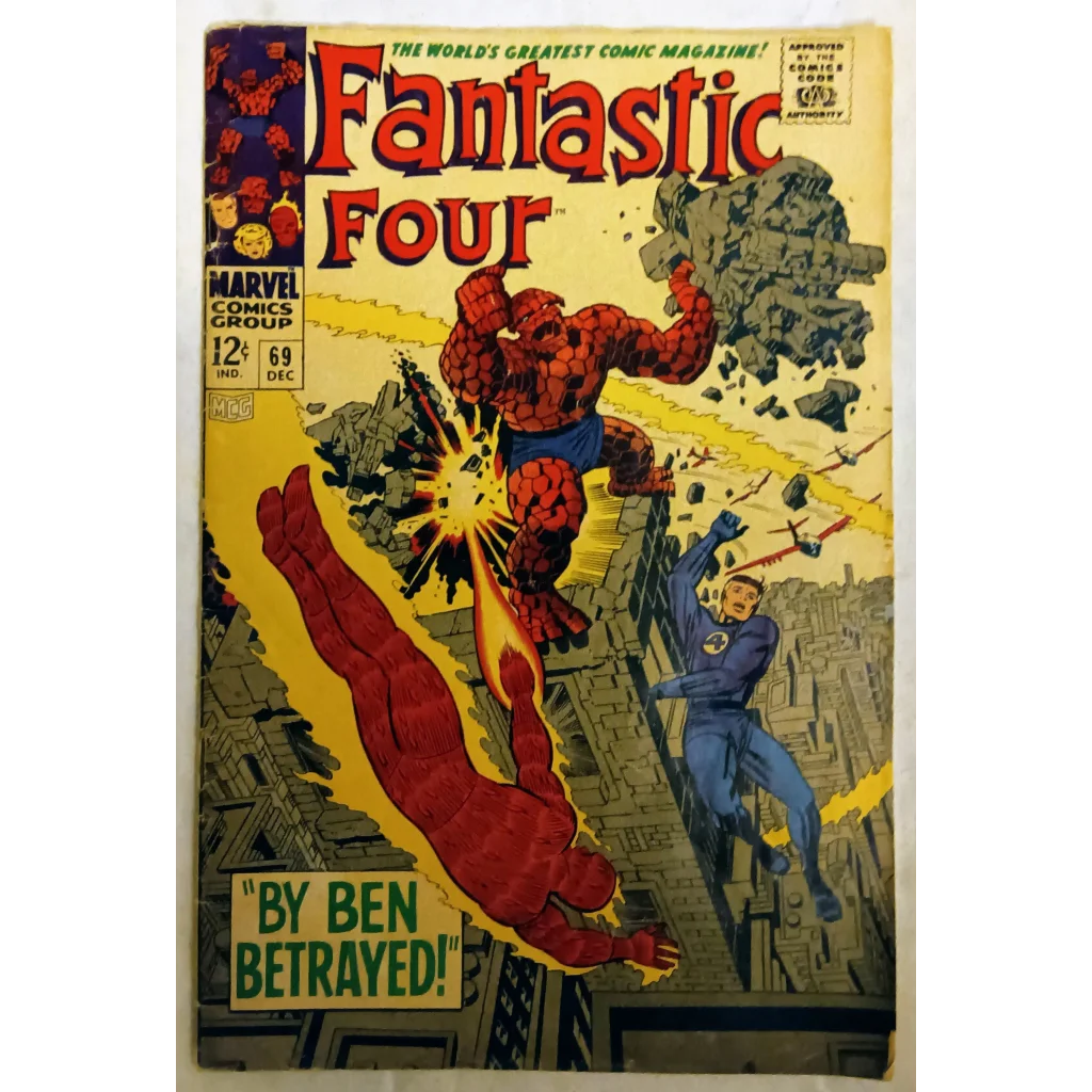 Fantastic Four Issue 69 Human Torch Marvel Comics cover