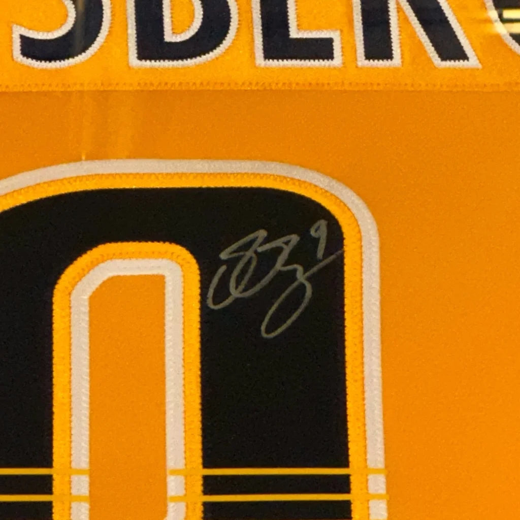 Filip Forsberg autographed Nashville Predators yellow black zero jersey