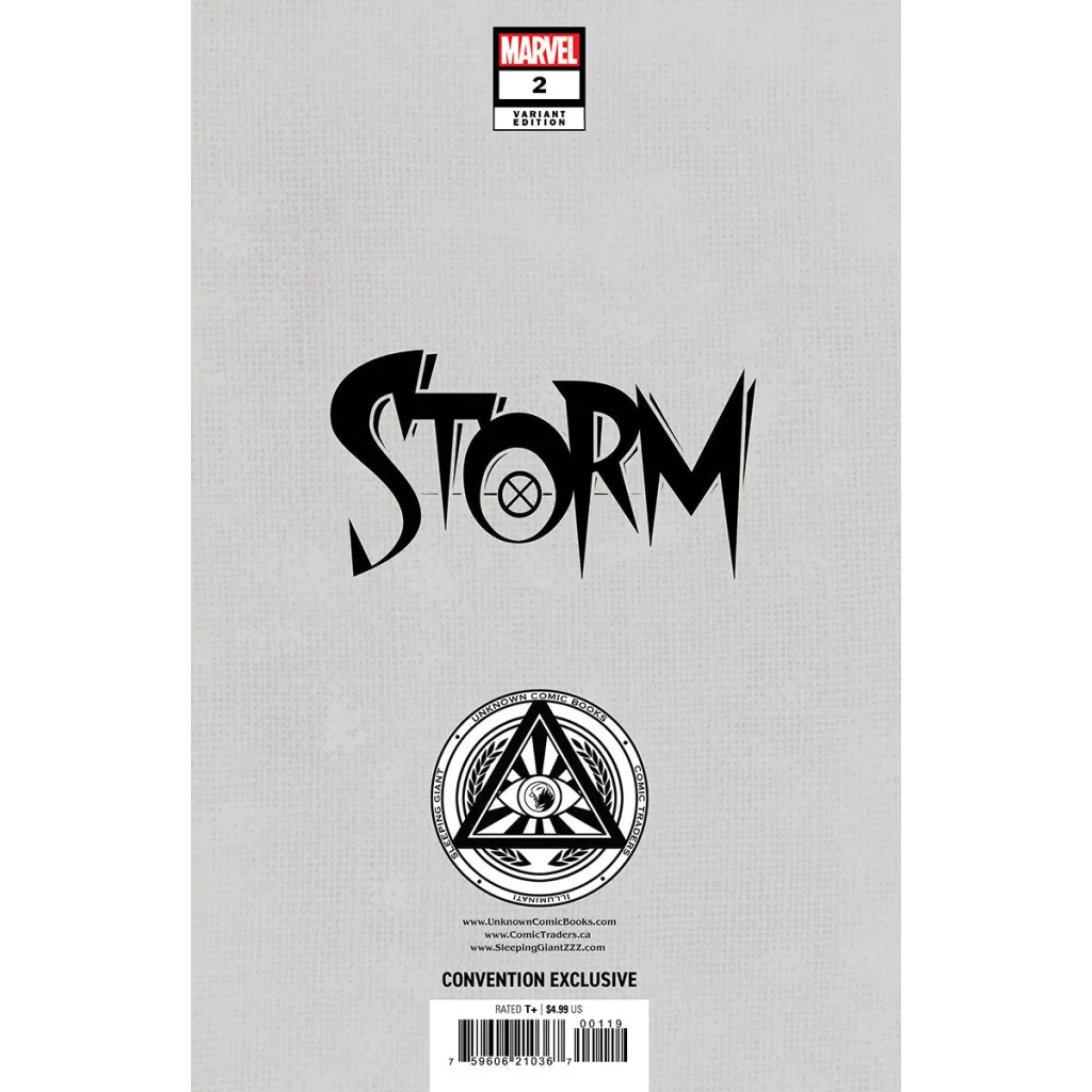 Storm Nathan Szerdy exclusive virgin variant comic cover