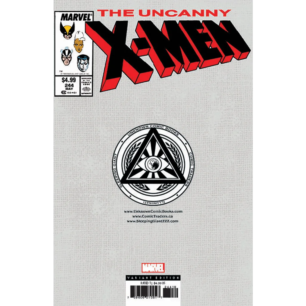 Uncanny X-Men Marc Silvestri foil virgin variant cover at Unknown Comics