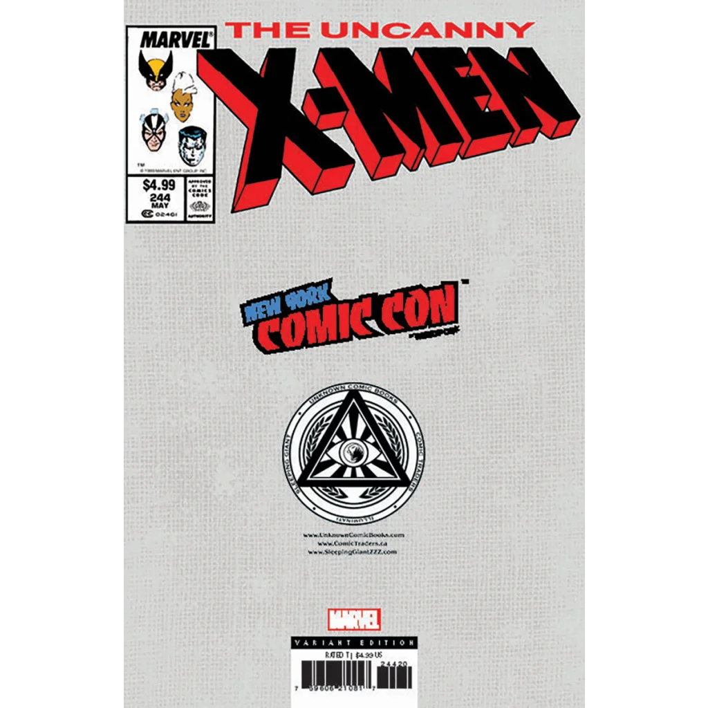 Nathan Szerdy exclusive X-Men foil variant comic at NYCC 2024 from Unknown Comics