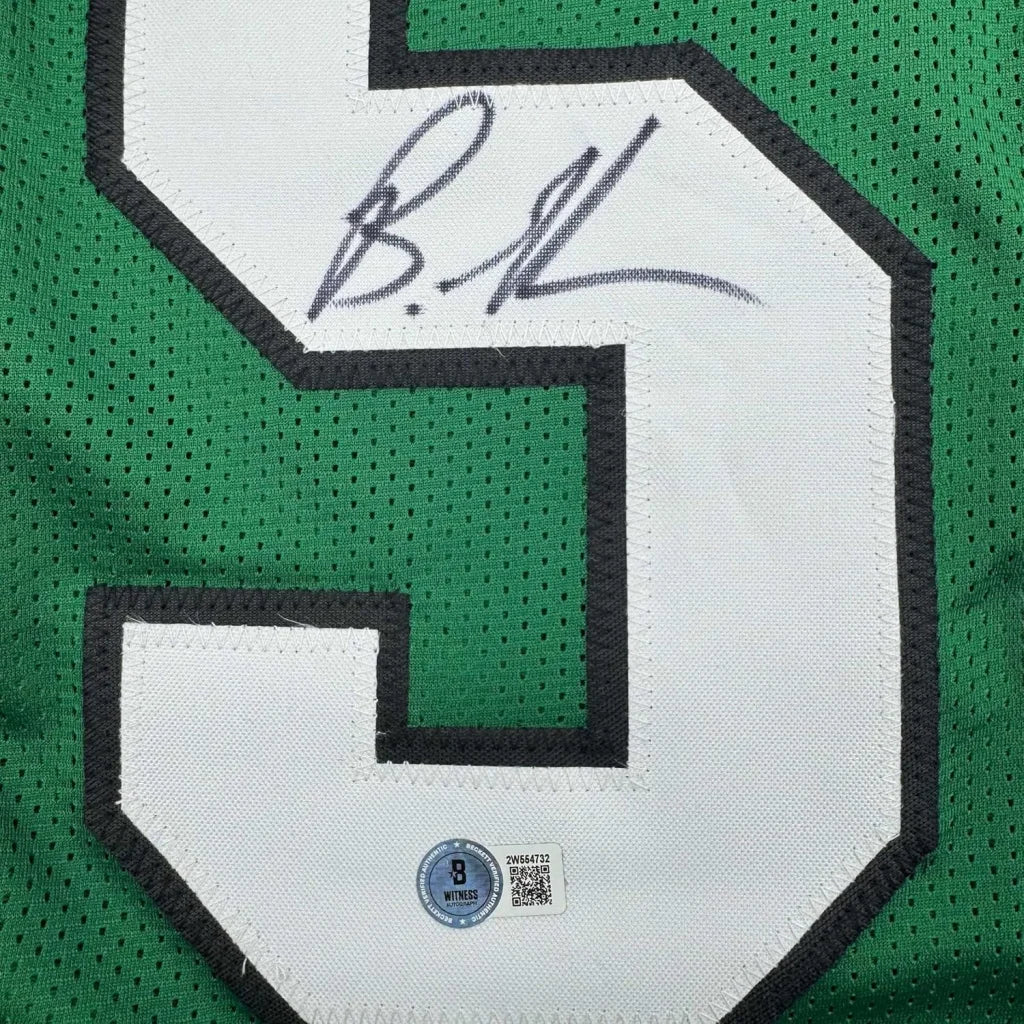 Framed autographed Brandon Graham Philadelphia Kelly green jersey with JSA COA