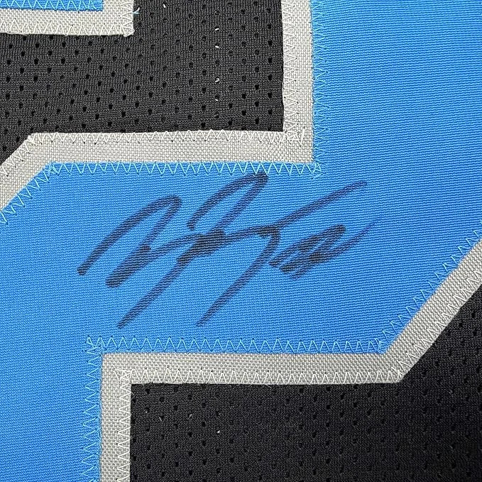 Framed autographed Brian Branch Detroit Lions black jersey Beckett BAS COA