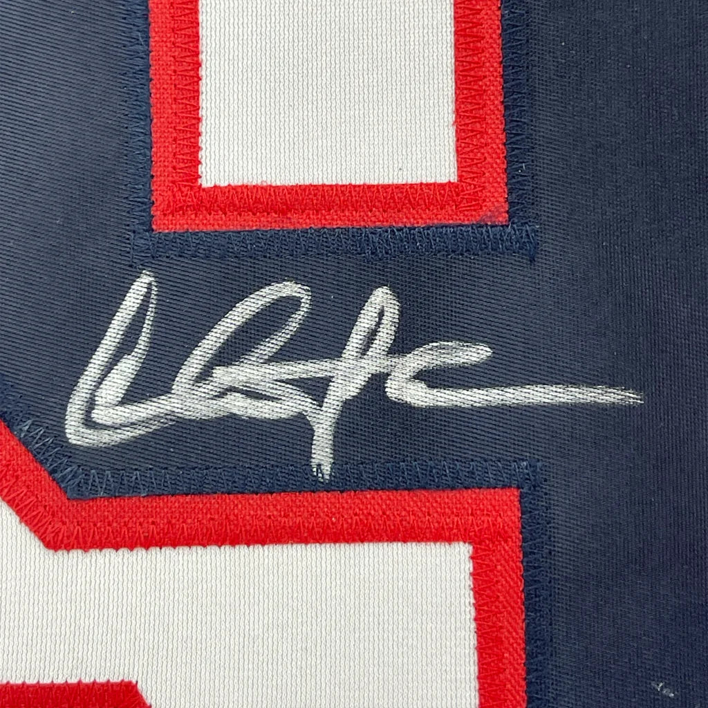 Framed Autographed Charlie Sheen 35x39 Wild Thing Ricky Vaughn Major League Movie Baseball Jersey JSA COA | Certified Authentic Signed Memorabilia | vintageantiquesgifts.com