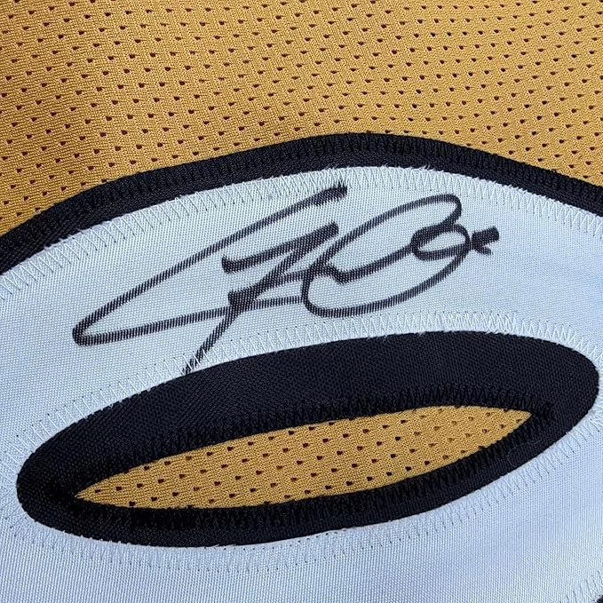 Framed autographed Gilbert Arenas Washington gold jersey Beckett BAS COA