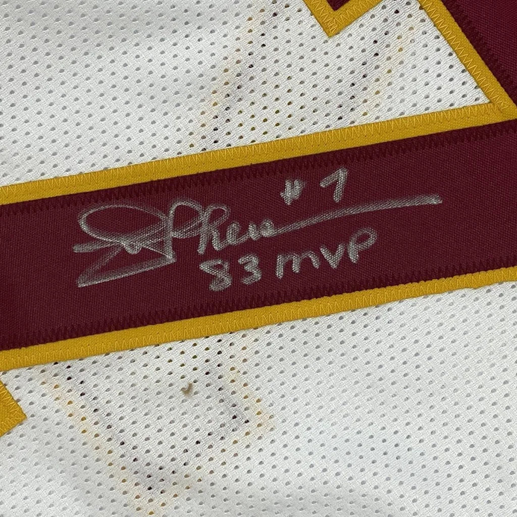 Autographed Washington Joe Theismann jersey professionally framed with Beckett BAS certification