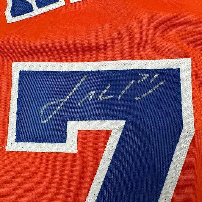 Framed Autographed Josh Hader 35x39 Houston Orange Baseball Jersey JSA COA | Certified Authentic Signed Memorabilia | vintageantiquesgifts.com