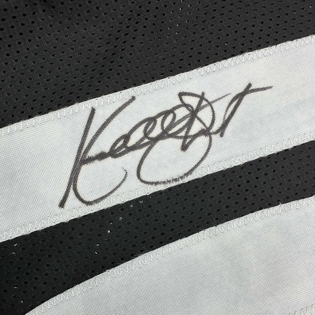 Framed Autographed Kordell Stewart 35x39 Pittsburgh Black Football Jersey Beckett BAS COA | Certified Authentic Signed Memorabilia | vintageantiquesgifts.com