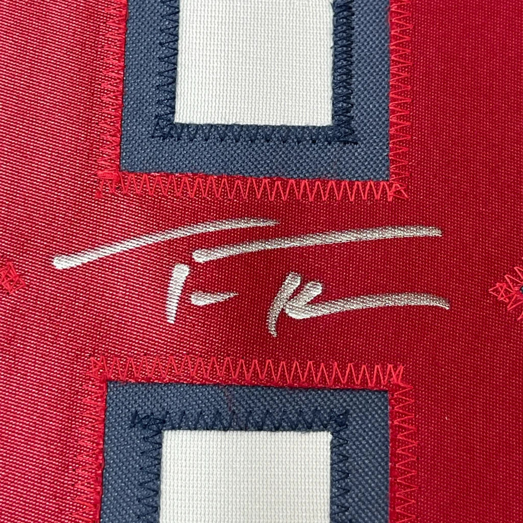 Framed Autographed Trea Turner 35x39 United States USA White World Baseball Classic WBC Jersey Beckett BAS COA | Certified Authentic Signed Memorabilia | vintageantiquesgifts.com