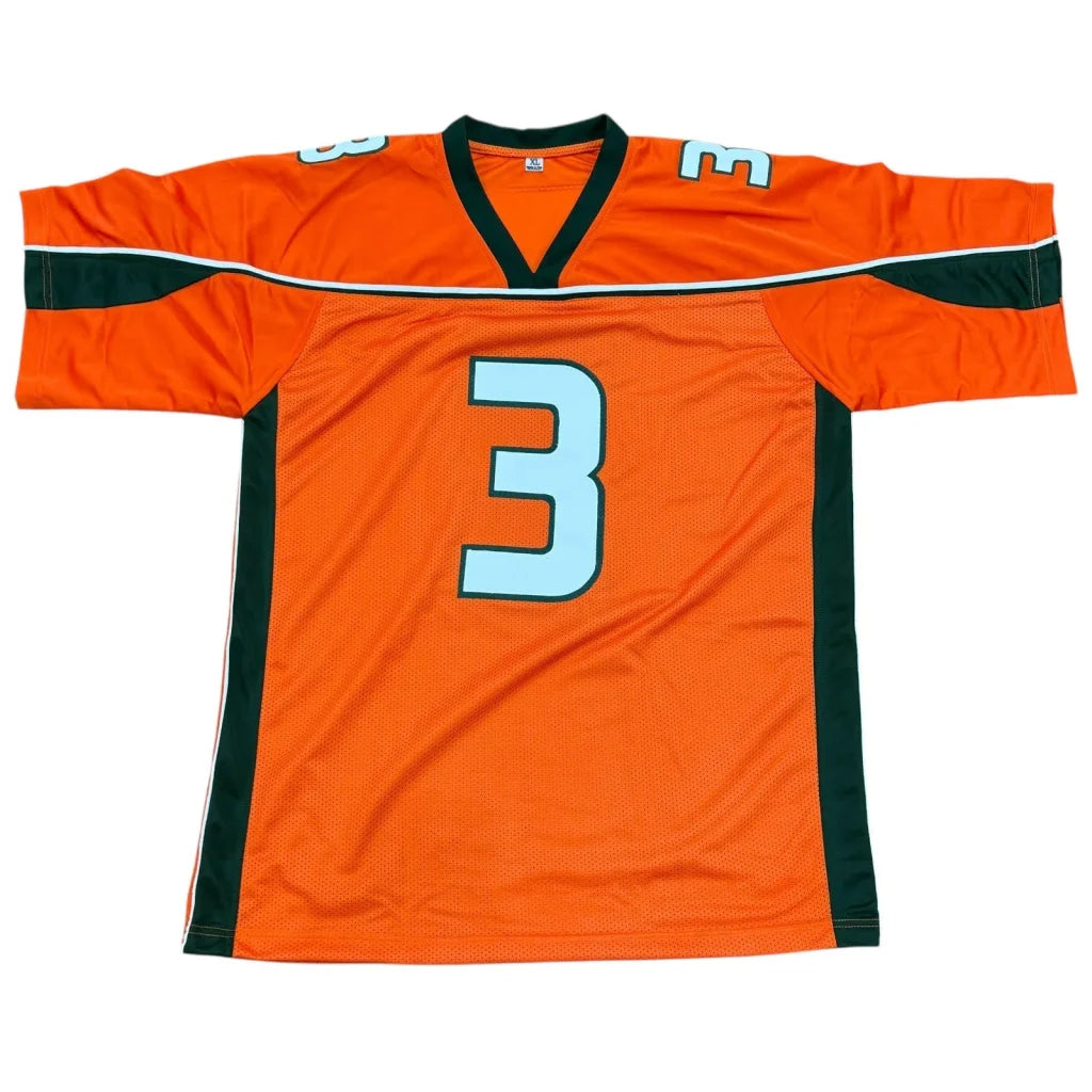 Frank Gore autographed Miami Hurricanes orange #3 jersey