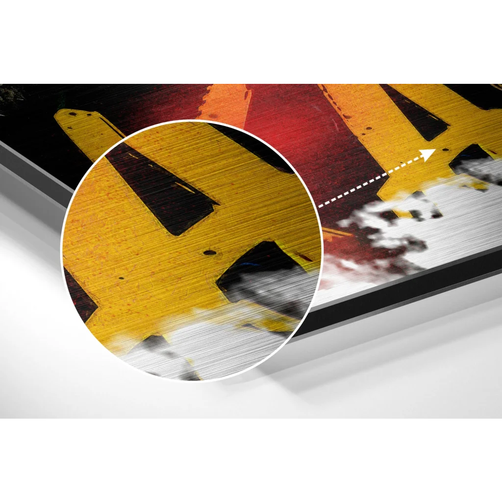 Stunning Brushed Aluminium Dibond Abstract Art Prints | Modern Wall Art Decor | vintageantiquesgifts.com