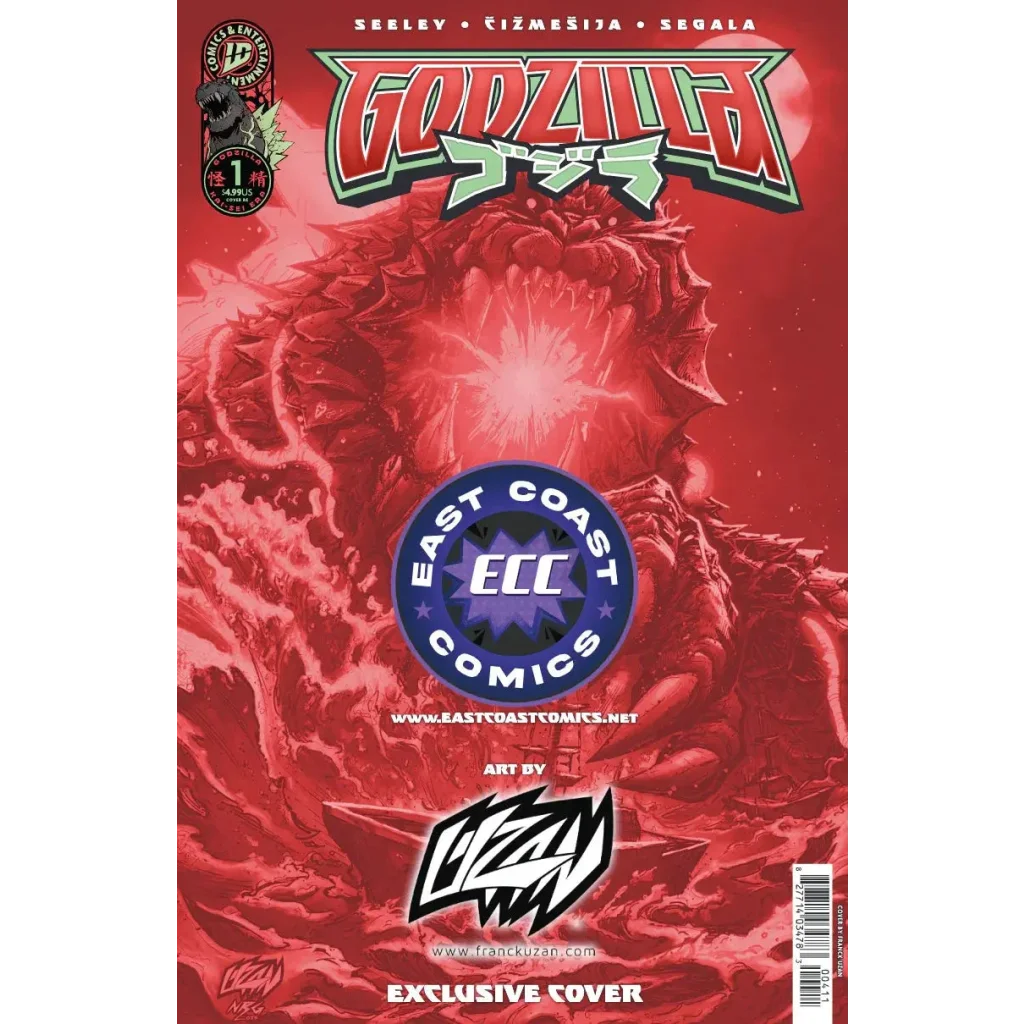 Godzilla Kai-Sei Era #1 ECC Japanese Edition Back — Rare IDW Comics Kaiju Collectible USA